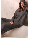 Maglia con cappuccio full zip. Serie LIVING