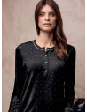 Long sleeve grandad pyjamas. PAPILLON