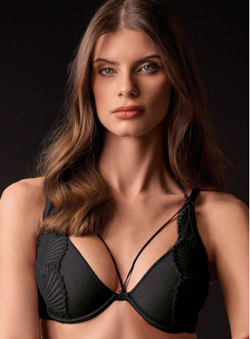 Full comfort unpadded balcony bra. COCKTAIL