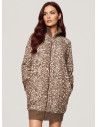 Long sleeve full zip night gown