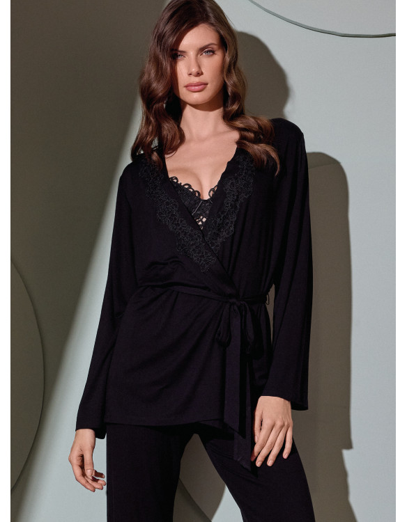 Open kimono-style pyjama set - CHANSON