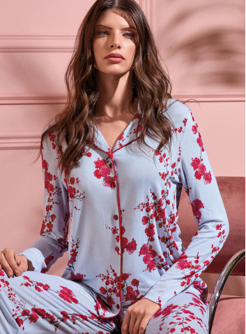 Pyjama Femme Toscana Lingerie - Modèle Livorno En Viscosa - Neuf Avec étiquettes