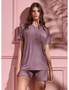 Short sleeve grandad pyjamas - YOGA
