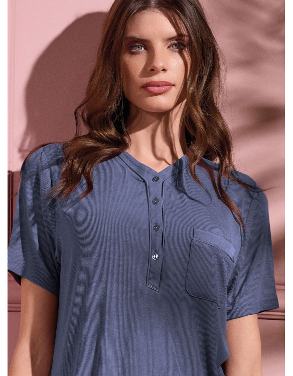 Short sleeve grandad pyjamas - YOGA