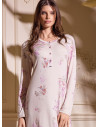 Long sleeve grandad nightdress - FAIRY