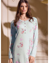 Long sleeve grandad nightdress - FAIRY