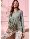 Long sleeve grandad pyjamas - PLUME