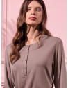 Long sleeve grandad pyjamas - PLUME