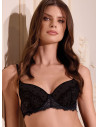 Moulded stretch padding balcony bra - LIAISON