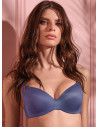 Reggiseno balconcino imbottito preformato con ferretto in microfibra Ultrashine ONE LORMAR