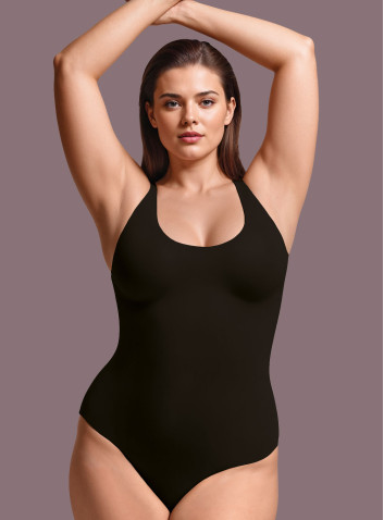 Body brasiliana BREEZE Touch in microfibra con coppe estraibili Lormar 2