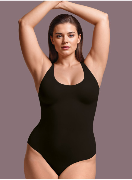 BREEZE wireless brazilian bodysuit in microfiber by Lormar Touch