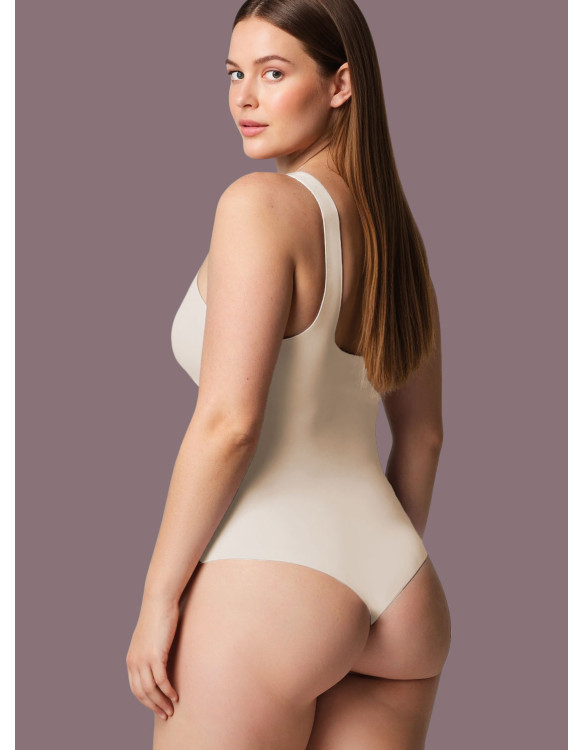 BREEZE wireless brazilian bodysuit in microfiber by Lormar Touch