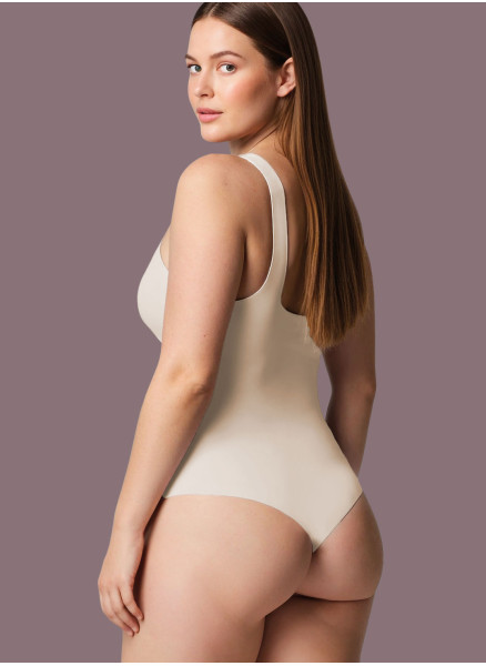 BREEZE wireless brazilian bodysuit in microfiber by Lormar Touch