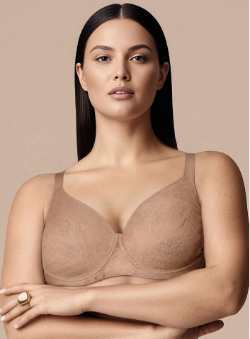 Full cup soft bra in tattoo lace DEA | UNICA Lace
