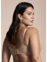 DIVA padded balcony bra in microfibre | UNICA Liscio
