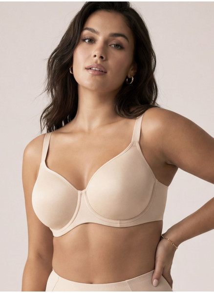 DIVA padded balcony bra in microfibre | UNICA Liscio