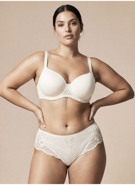 Padded balcony bra with underwire ICONA|UNICA Lace