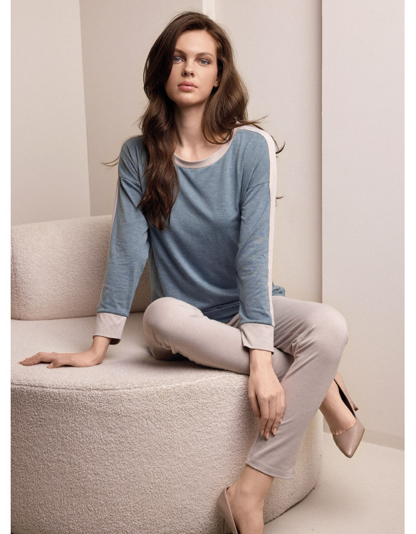 Round-neck pyjamas — MIDI