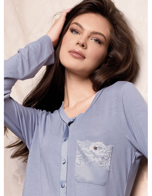 Button-up nightdress — SATÈN