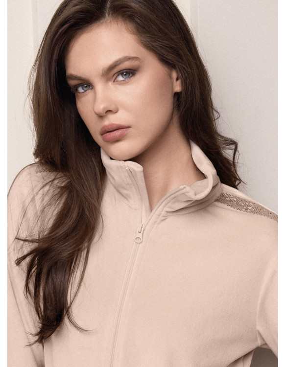 Vestaglia full-zip — SHINY