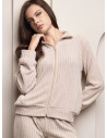 Women’s Ribbed Full Zip Set - CARDIGAN