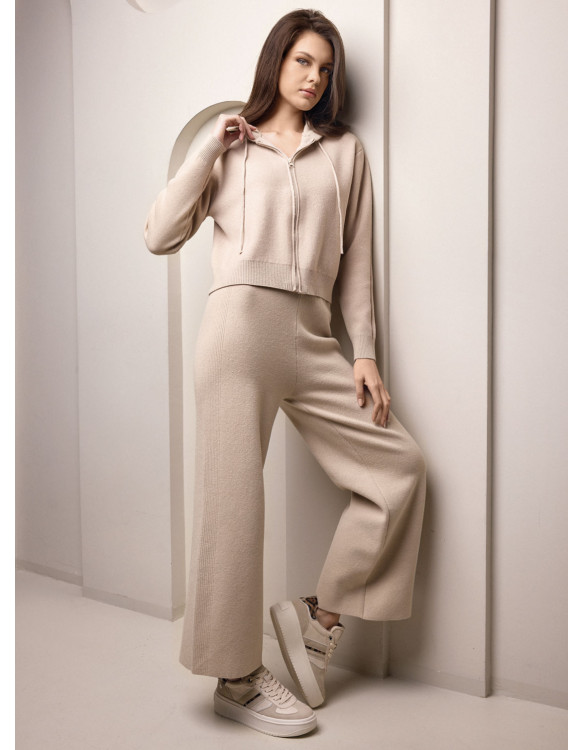 Lormar LIVING women’s brushed full zip hoodie jacket and long pants
