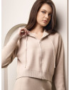 Women’s Brushed Full Zip Hoodie Set - LIVING