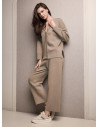 Lormar EVERY women’s brushed cardigan with buttons and long pants