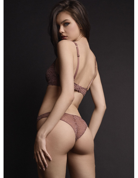 Brasiliana SECRET in tulle dévoré animalier