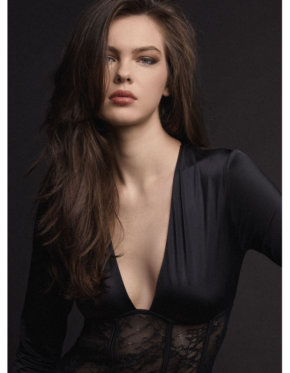 Long-sleeve layering bodysuit — CHARMING