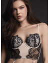 Corsetto PLAISIR in pizzo con reggicalze estraibili