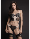 Corset with removable garters — PLAISIR