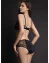 PLAISIR culotte briefs in lace and silky-effect microfibre