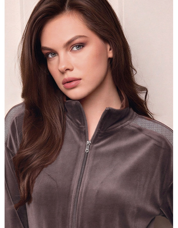 Vestaglia full-zip — SHINY