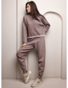 Lormar SHOP women’s brushed high neck sweater and jogging long pants
