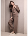 Lormar EVERY women’s brushed cardigan with buttons and long pants